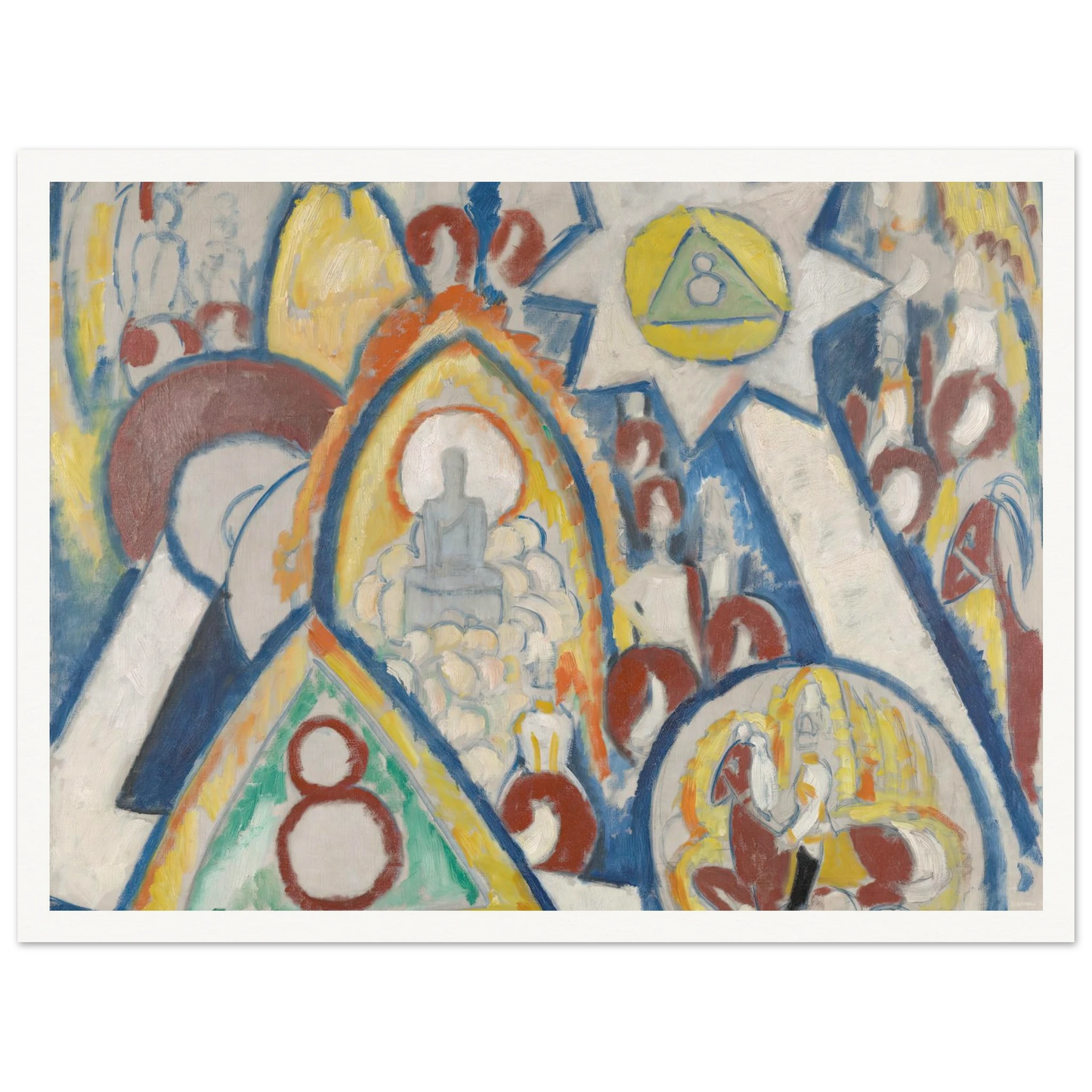 Portrait of Berlin (1913) Art Print | Marsden Hartley-Quipham Collections