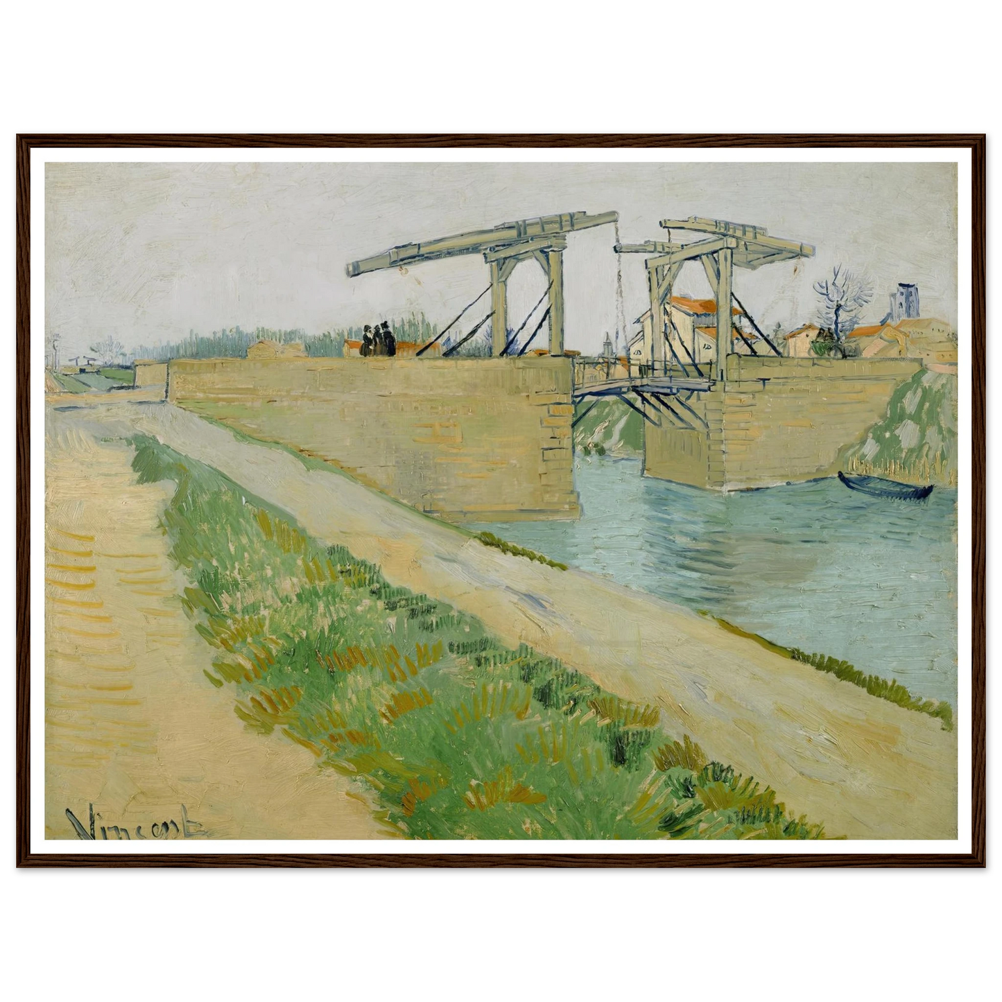 The Langlois bridge (1888) Art Print | Vincent van Gogh-Quipham Collections