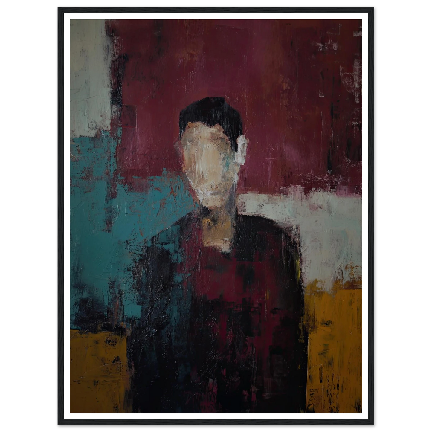 Abstract Study of The Unseen - Framed Poster - 30x40 cm / 12x16″ - Black frame
