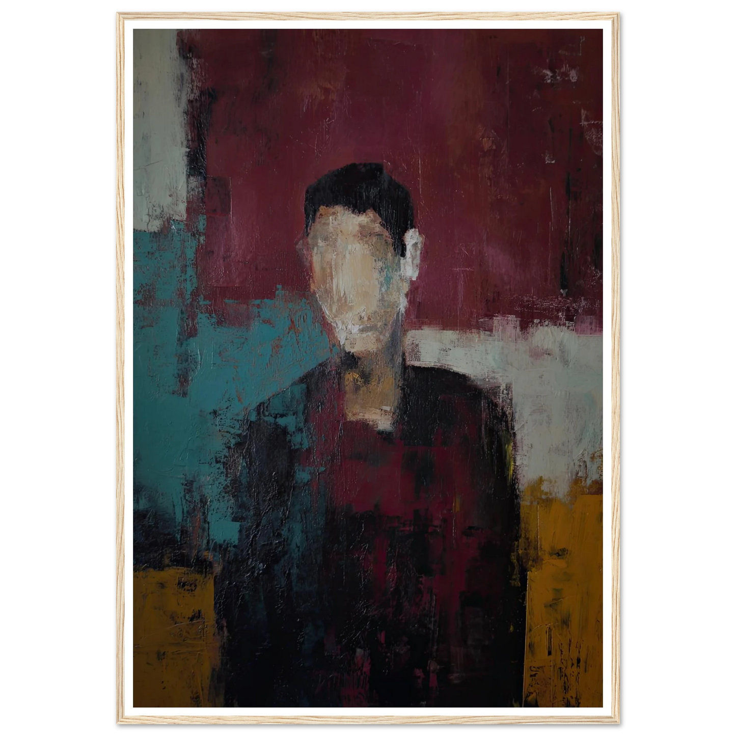 Abstract Study of The Unseen - Framed Poster - 30x40 cm / 12x16″ - Black frame