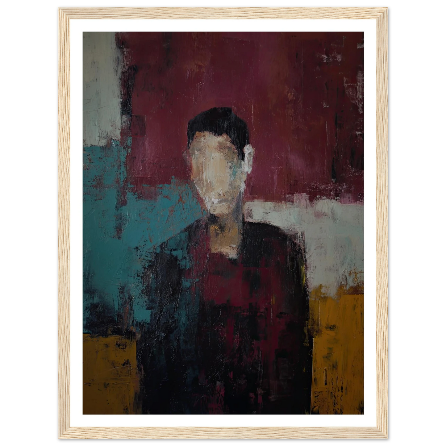 Abstract Study of The Unseen - Framed Poster - 30x40 cm / 12x16″ - Black frame