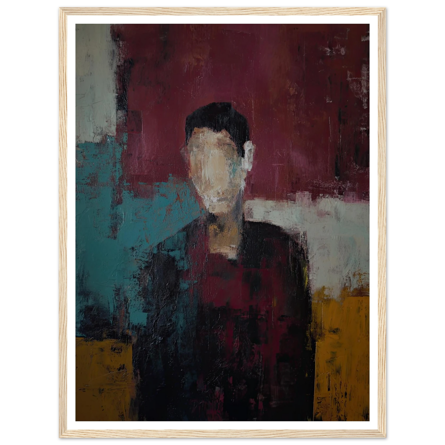 Abstract Study of The Unseen - Framed Poster - 30x40 cm / 12x16″ - Black frame