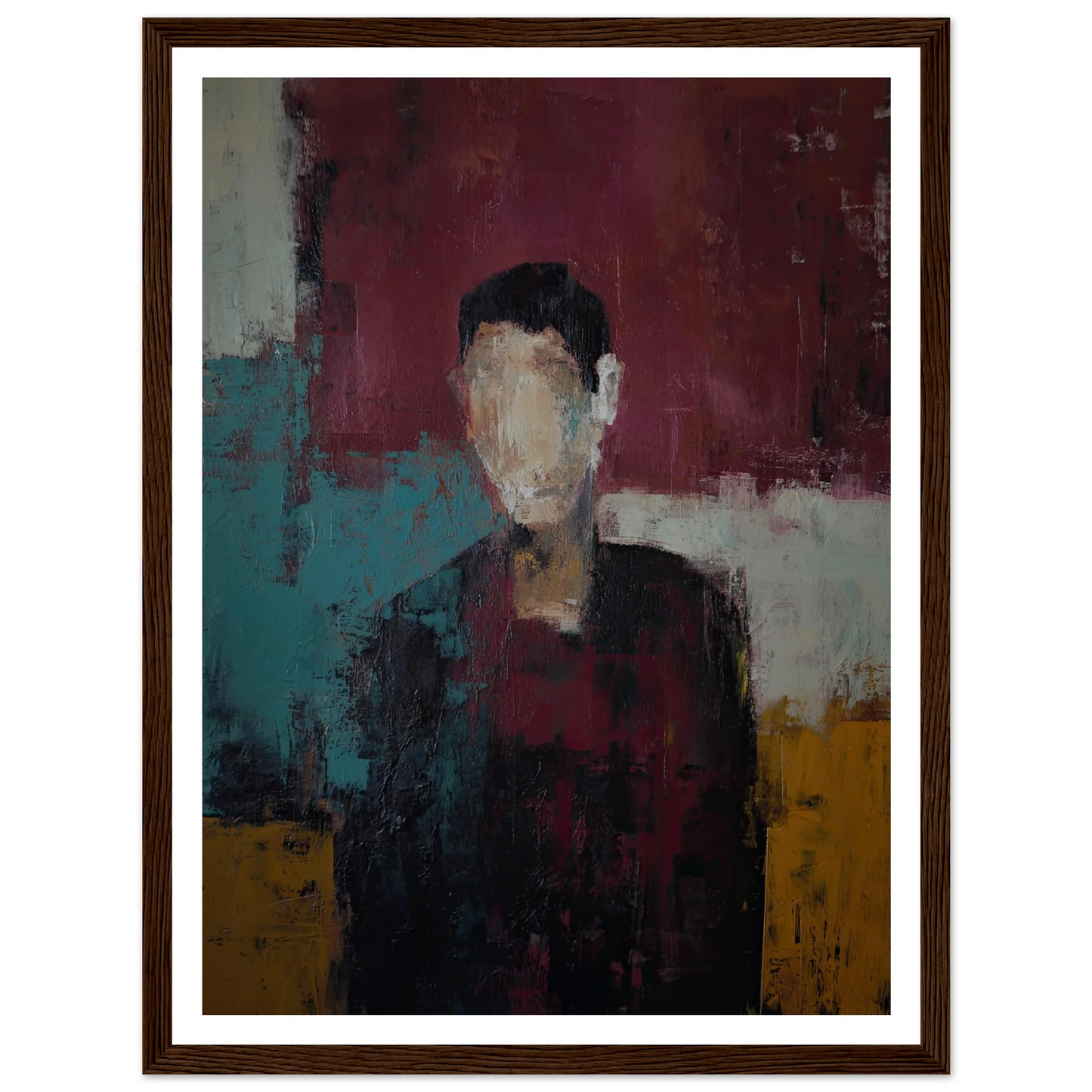 Abstract Study of The Unseen - Framed Poster - 30x40 cm / 12x16″ - Black frame
