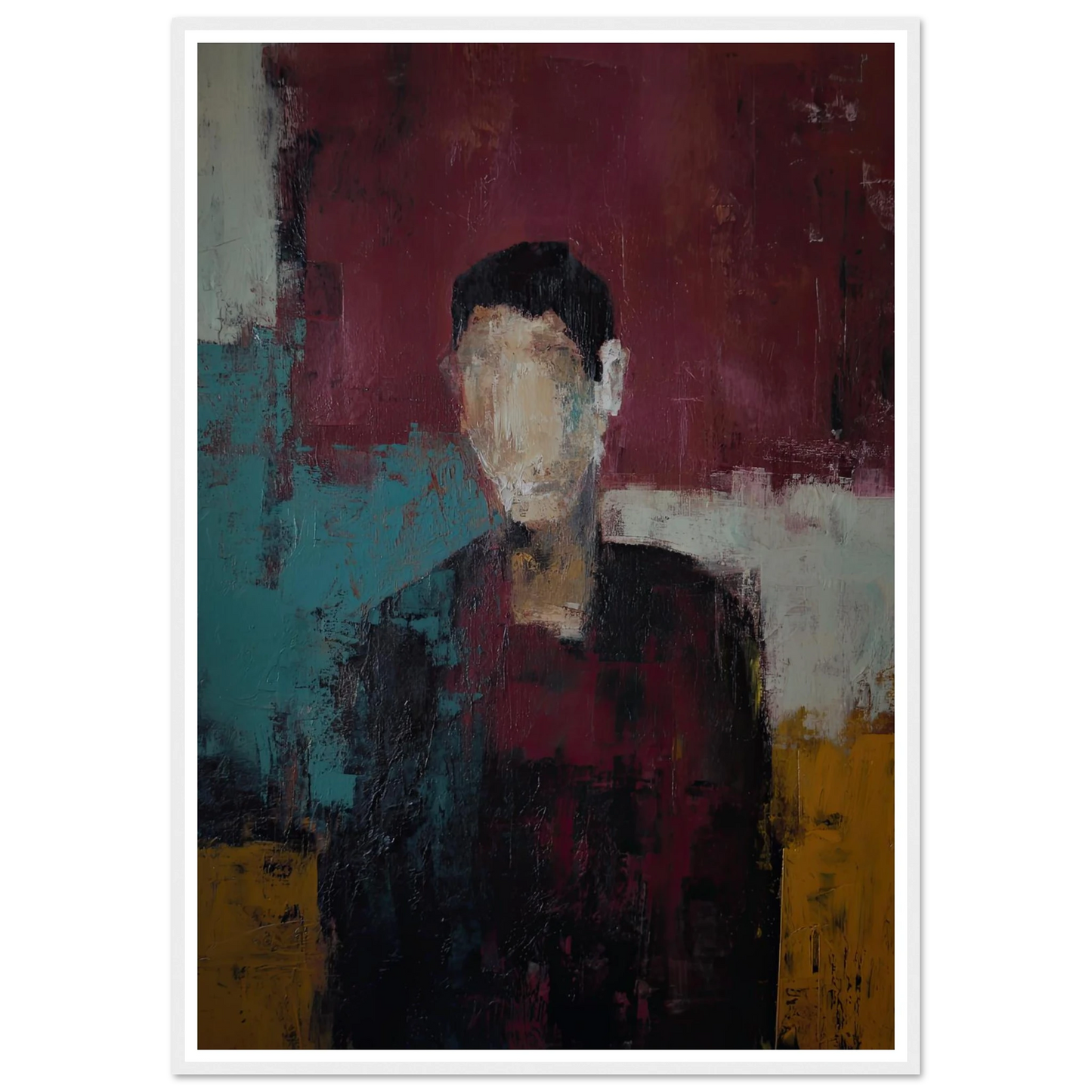 Abstract Study of The Unseen - Framed Poster - 30x40 cm / 12x16″ - Black frame