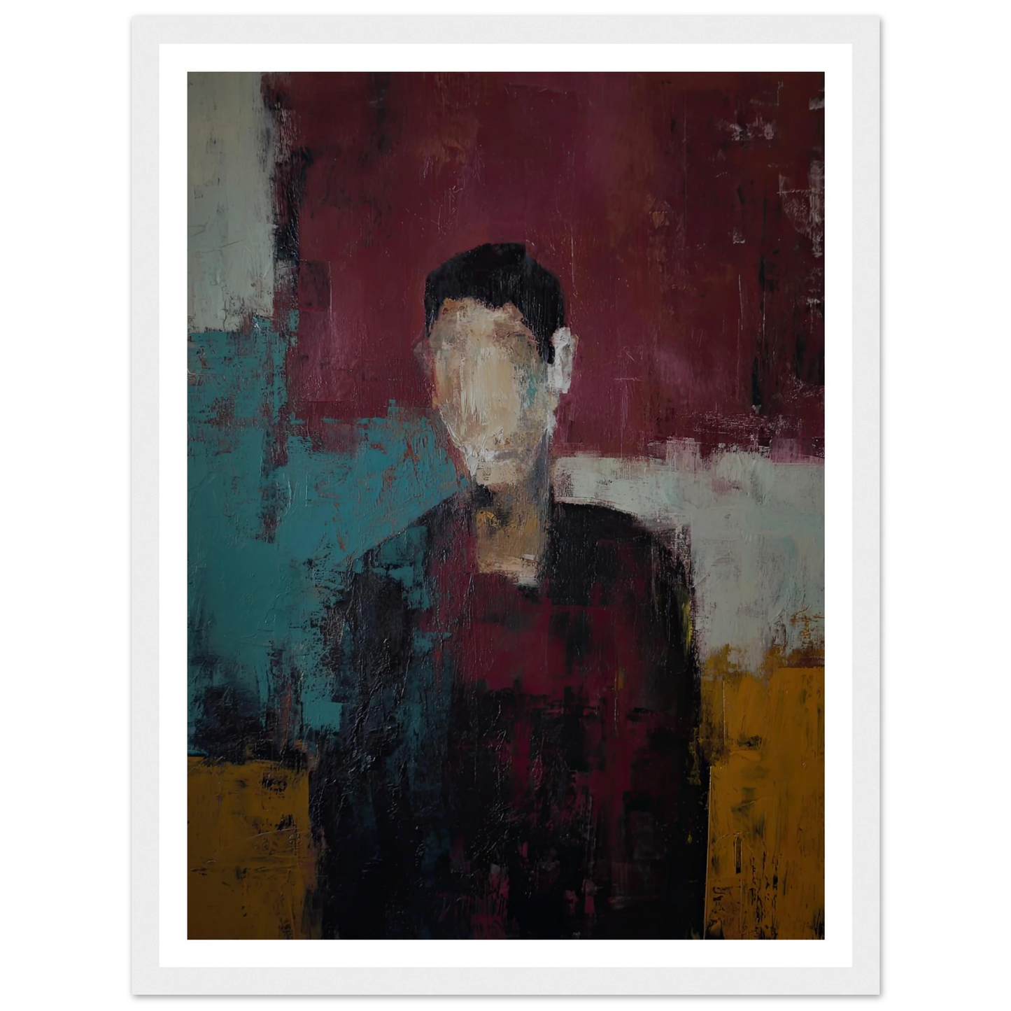 Abstract Study of The Unseen - Framed Poster - 30x40 cm / 12x16″ - Black frame
