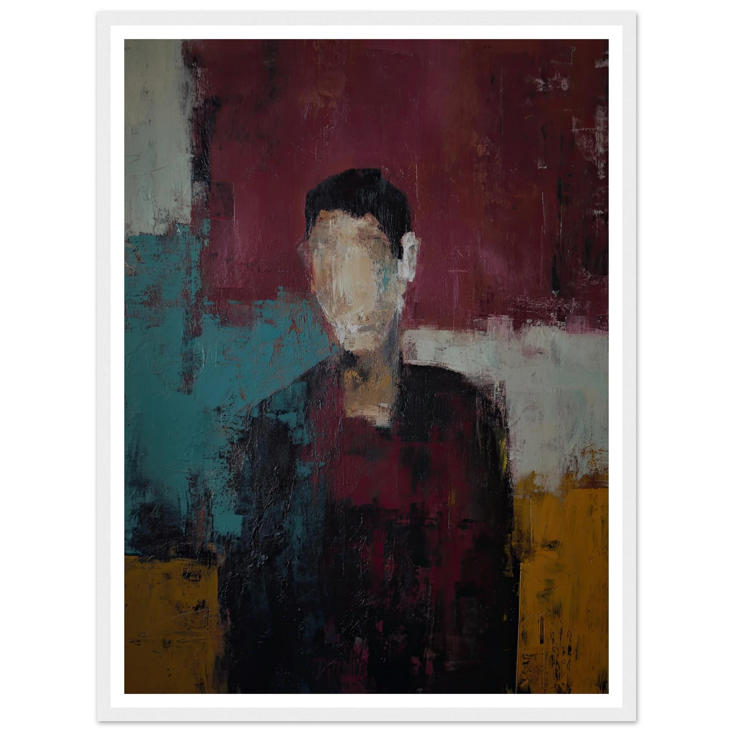 Abstract Study of The Unseen - Framed Poster - 30x40 cm / 12x16″ - Black frame