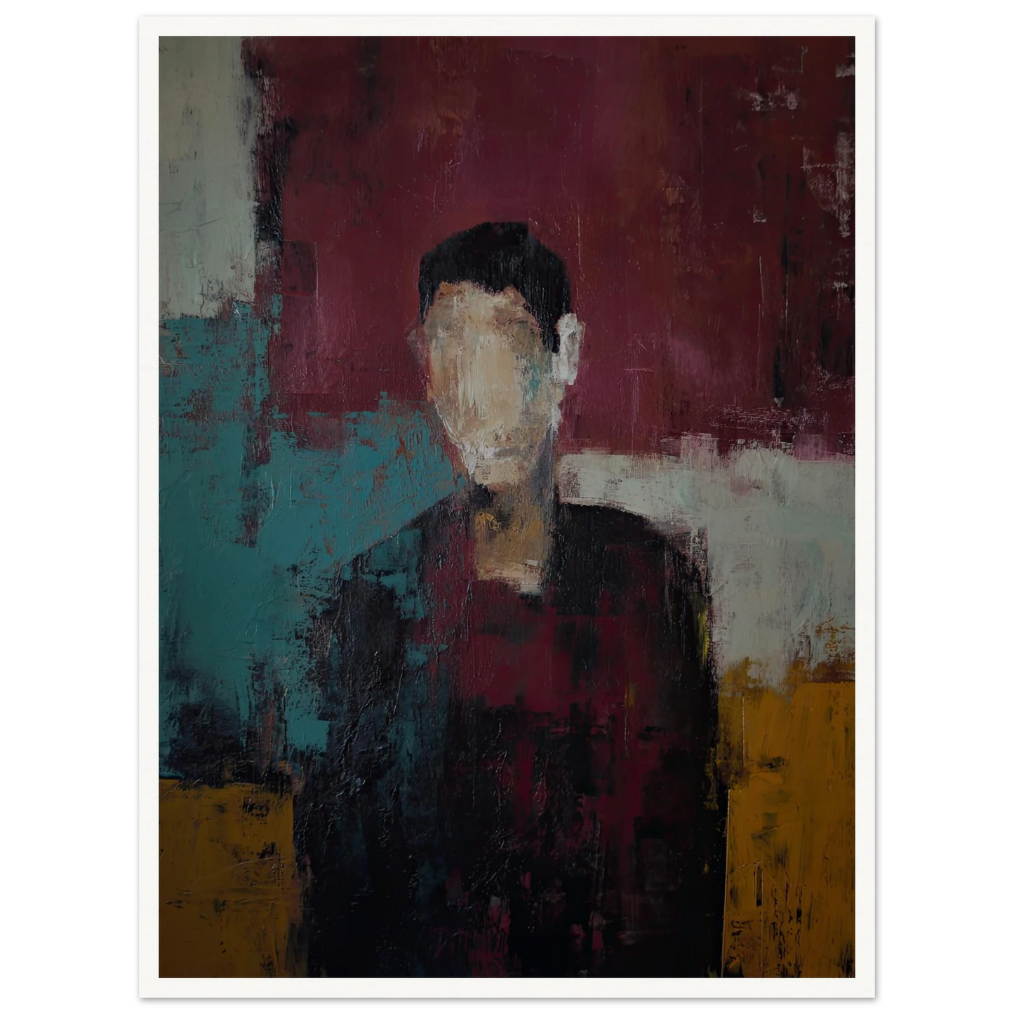 Abstract Study of The Unseen - Framed Poster - 30x40 cm / 12x16″ - Black frame