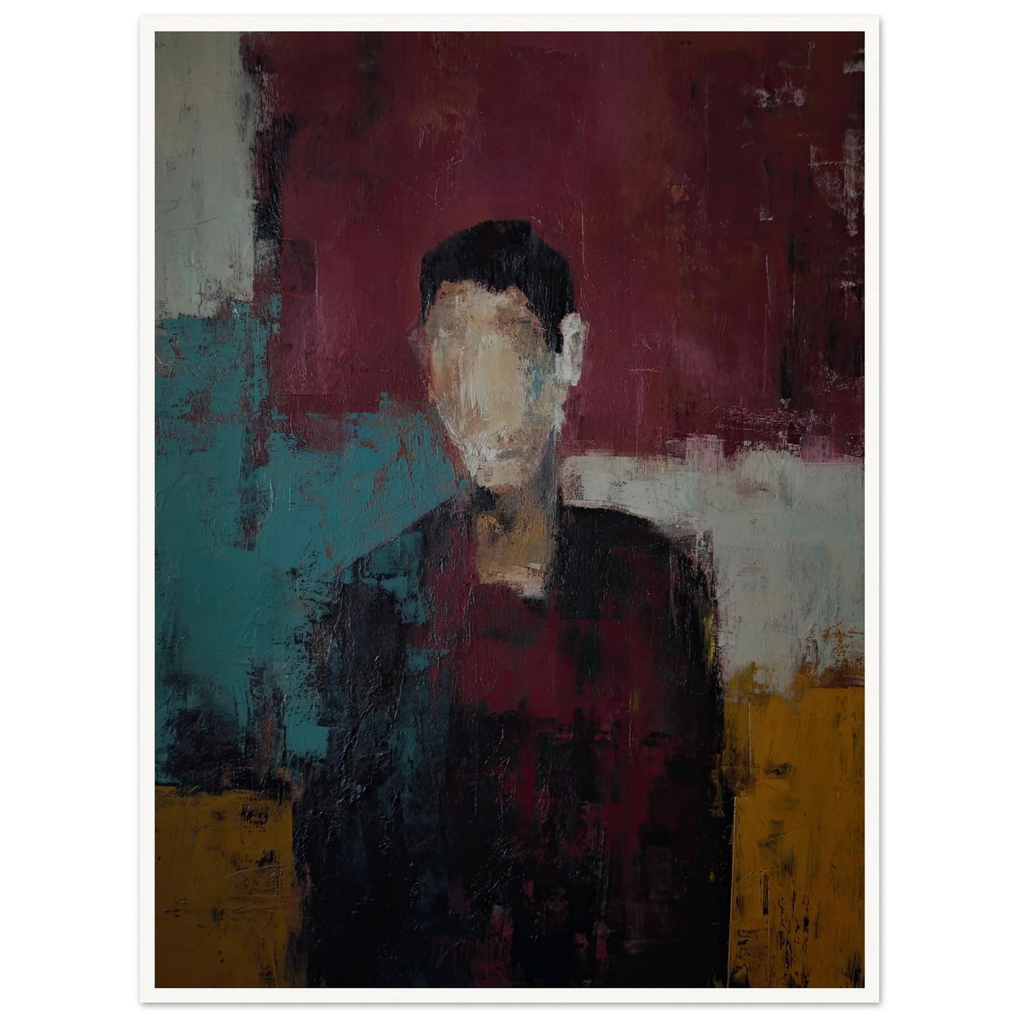 Abstract Study of The Unseen - Framed Poster - 30x40 cm / 12x16″ - Black frame