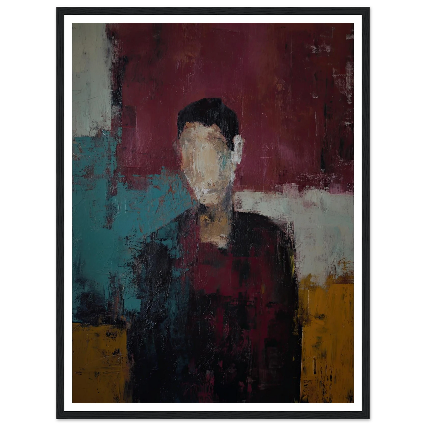 Abstract Study of The Unseen - Framed Poster - 30x40 cm / 12x16″ - Black frame