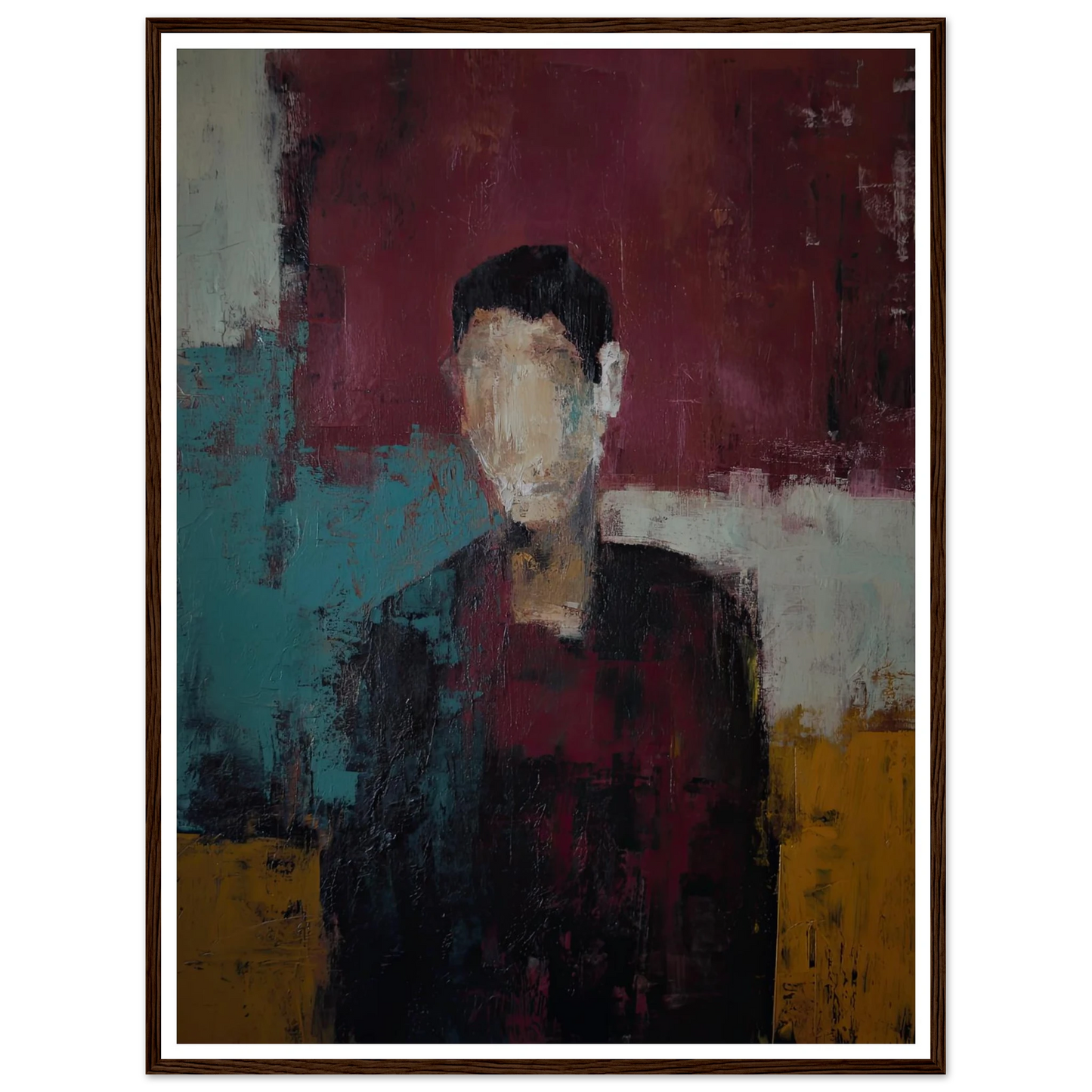 Abstract Study of The Unseen - Framed Poster - 30x40 cm / 12x16″ - Black frame