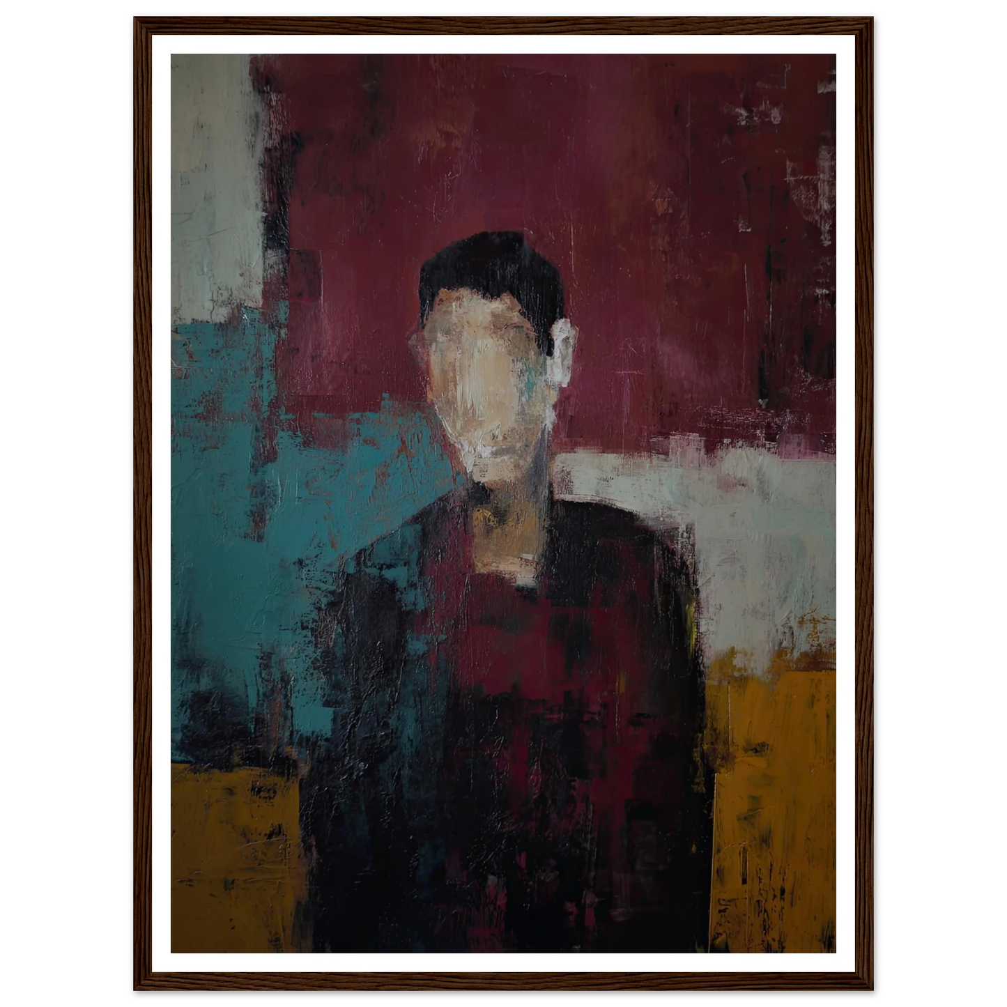 Abstract Study of The Unseen - Framed Poster - 30x40 cm / 12x16″ - Black frame