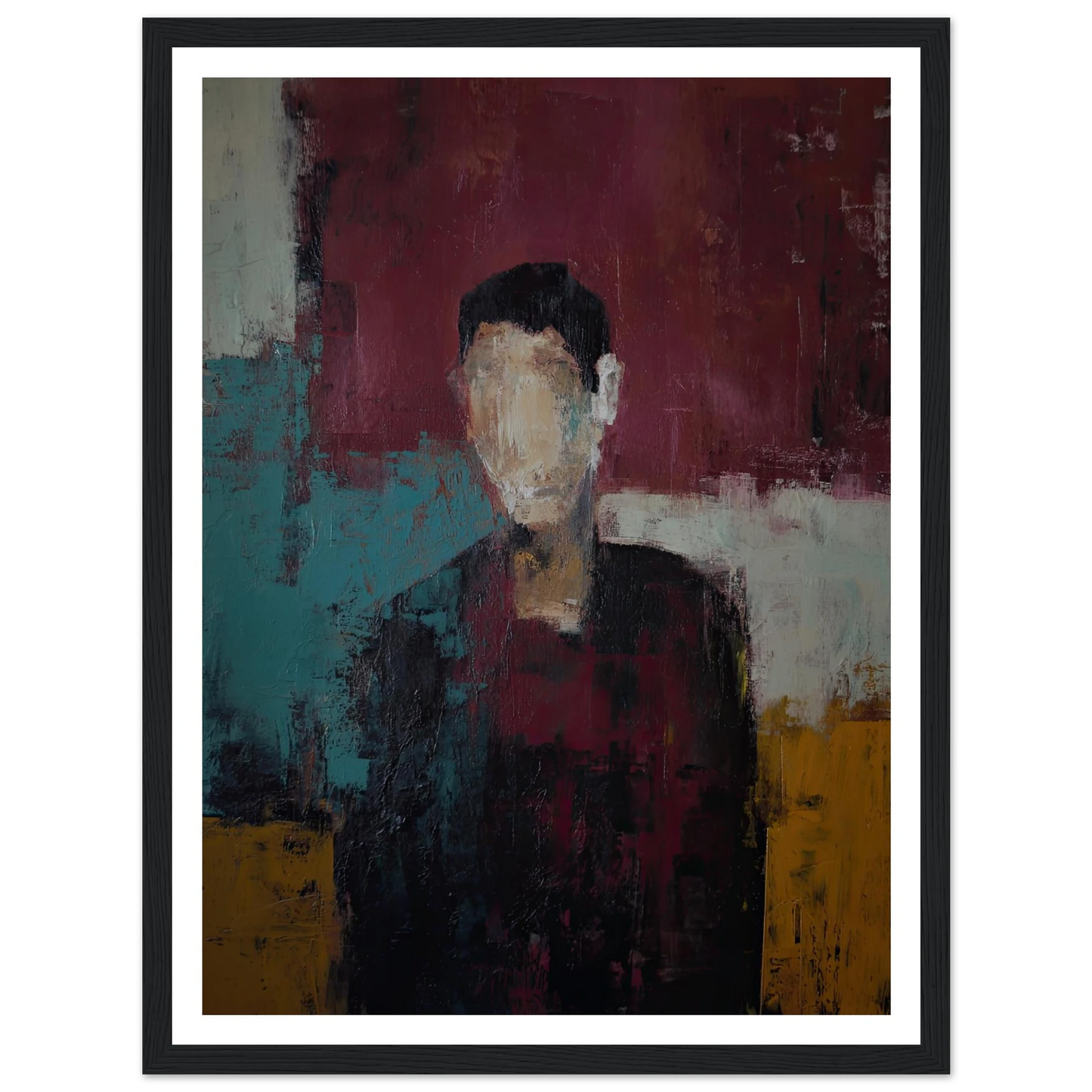 Abstract Study of The Unseen - Framed Poster - 30x40 cm / 12x16″ - Black frame