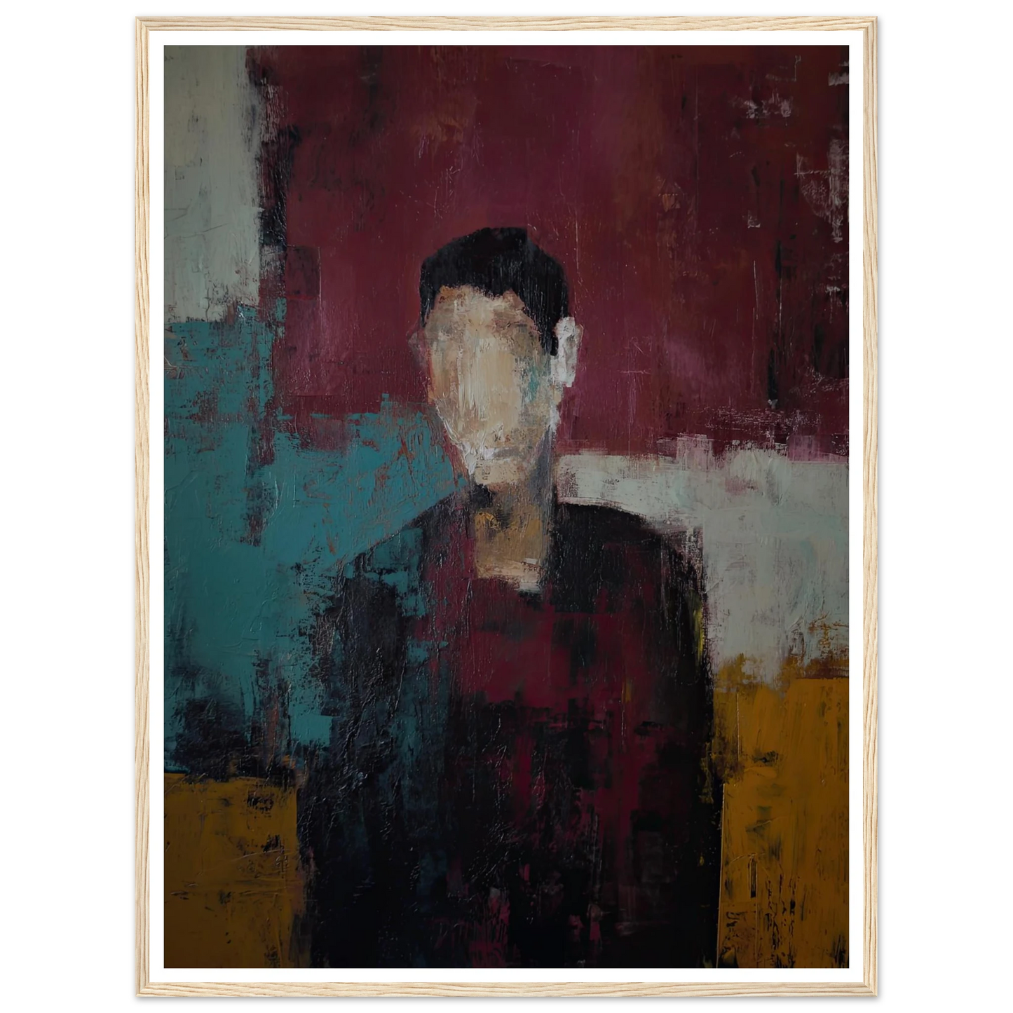 Abstract Study of The Unseen - Framed Poster - 30x40 cm / 12x16″ - Black frame