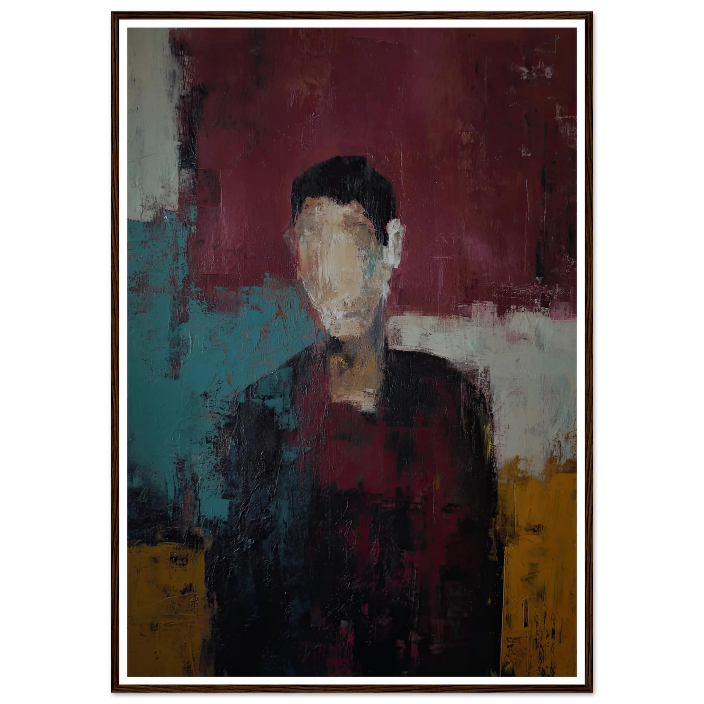 Abstract Study of The Unseen - Framed Poster - 30x40 cm / 12x16″ - Black frame