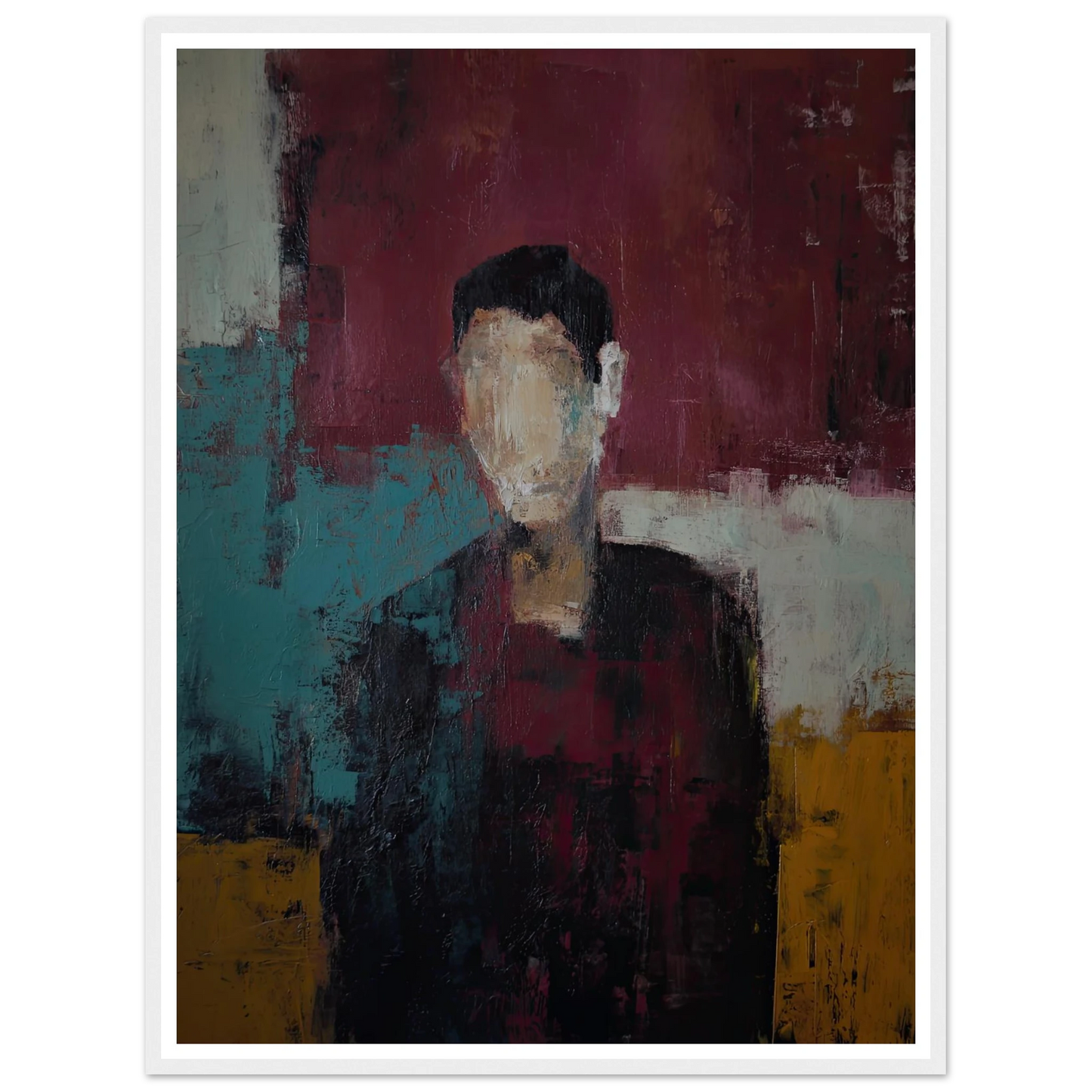 Abstract Study of The Unseen - Framed Poster - 30x40 cm / 12x16″ - Black frame