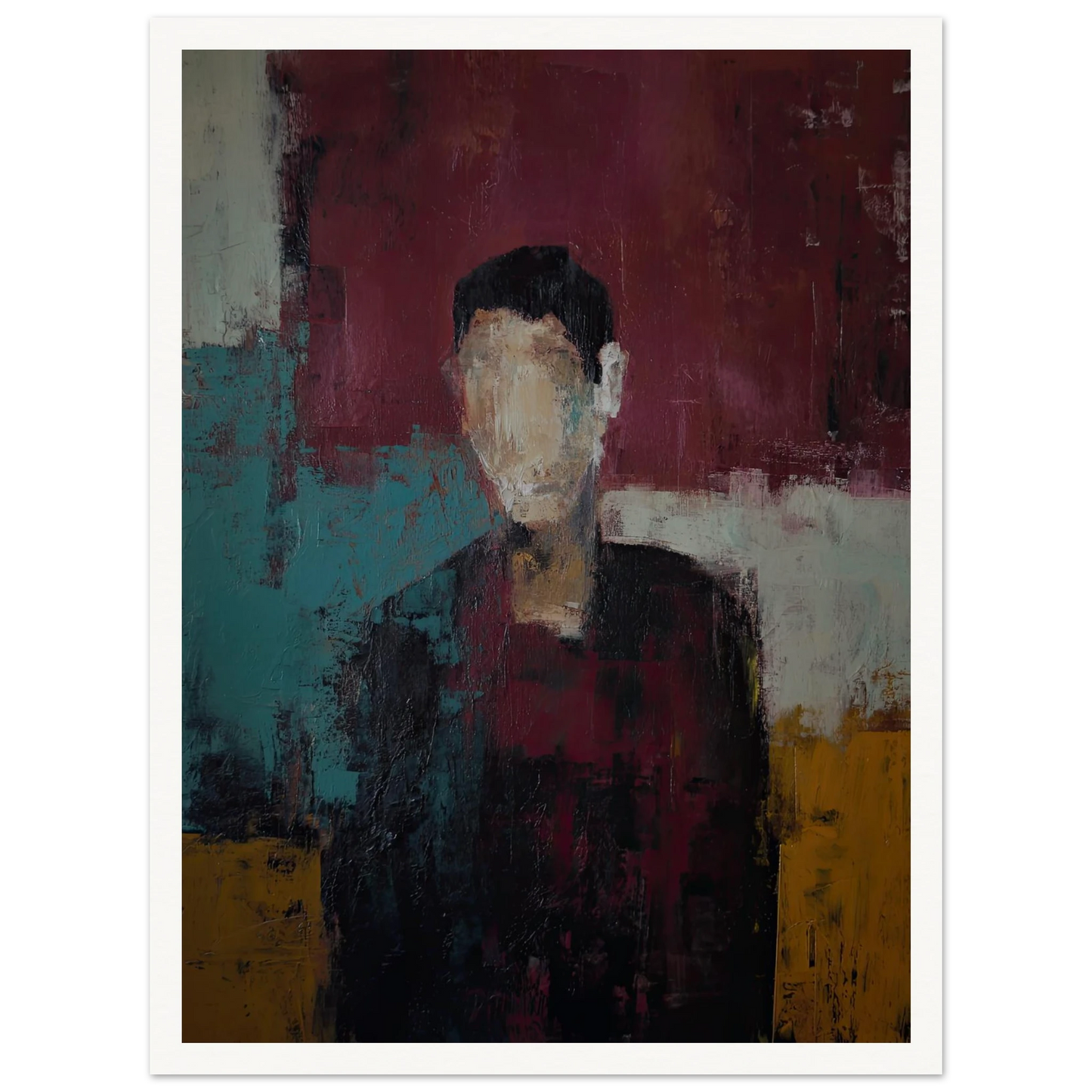 Abstract Study of The Unseen - Framed Poster - 30x40 cm / 12x16″ - Black frame