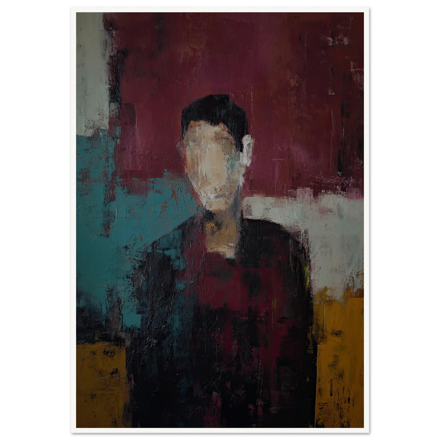 Abstract Study of The Unseen - Framed Poster - 30x40 cm / 12x16″ - Black frame