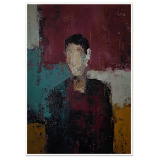 Abstract Study of The Unseen - Framed Poster - 30x40 cm / 12x16″ - Black frame