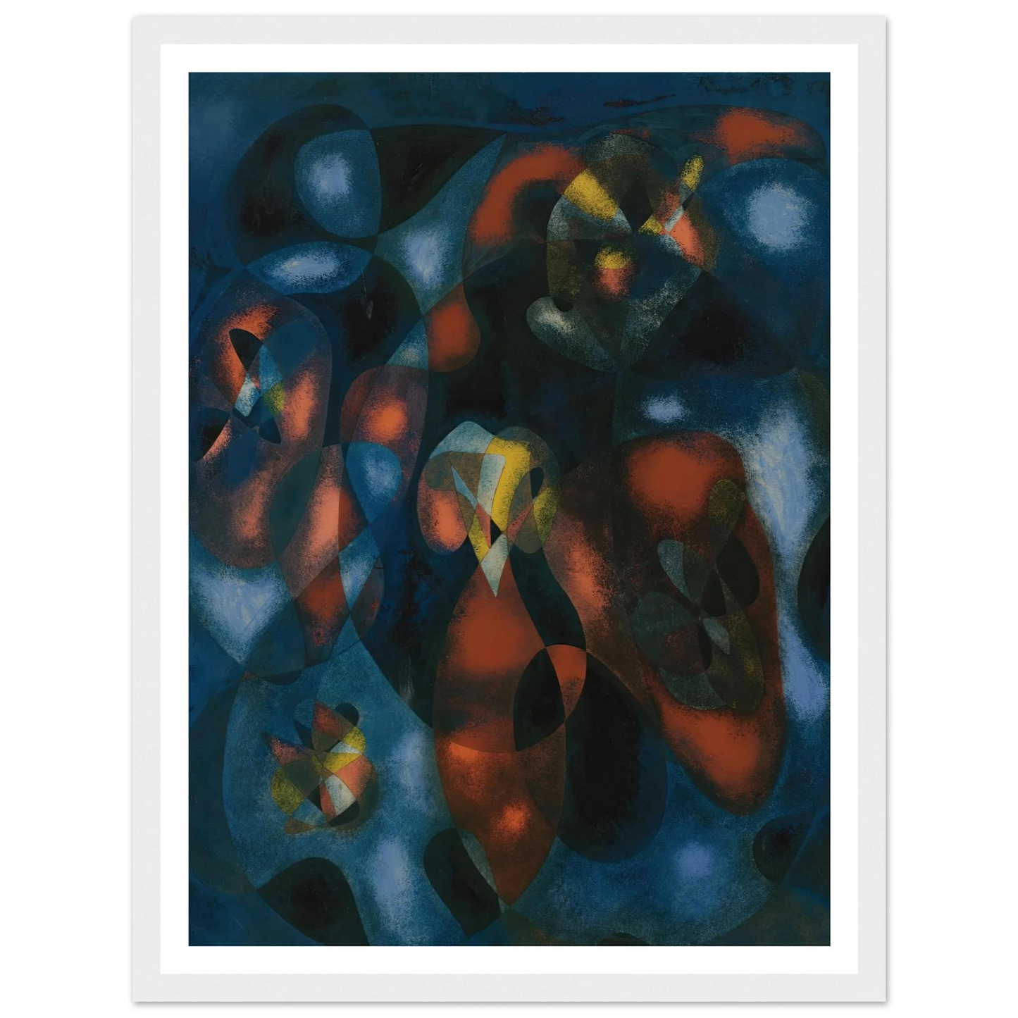 Abstrait Art Print | Francis Picabia - Framed Poster - 30x40 cm / 12x16″ - Black frame