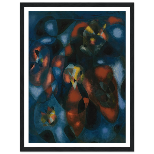 Abstrait Art Print | Francis Picabia - Framed Poster - 30x40 cm / 12x16″ - Black frame