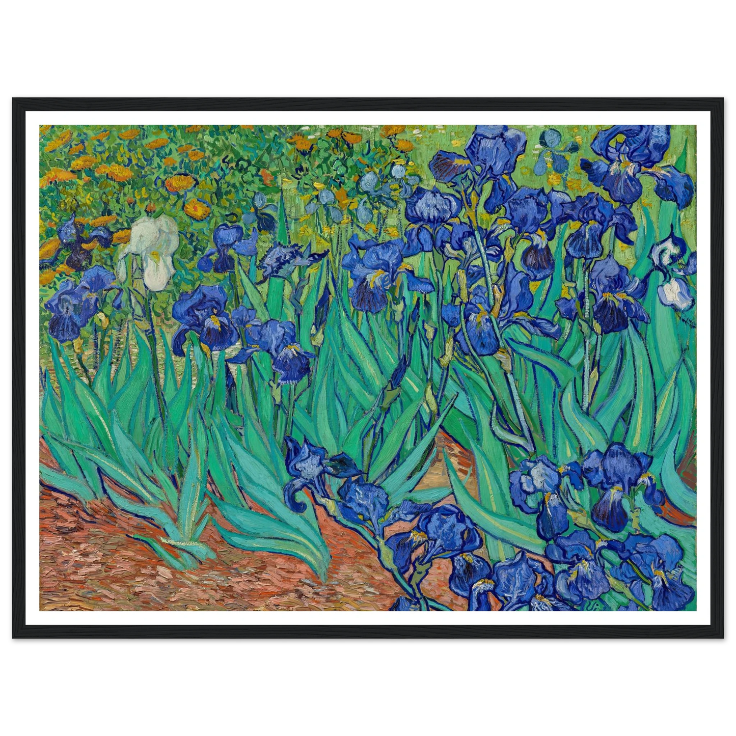 Irises (1889) Art Print | Vincent van Gogh-Quipham Collections