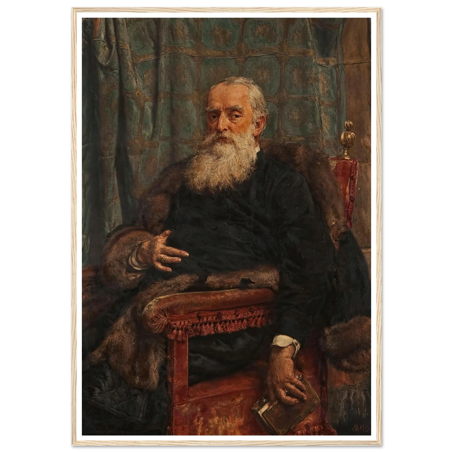 Portrait of Henryk Krajewski (1892) Art Print | Jan Matejko-Quipham Collections