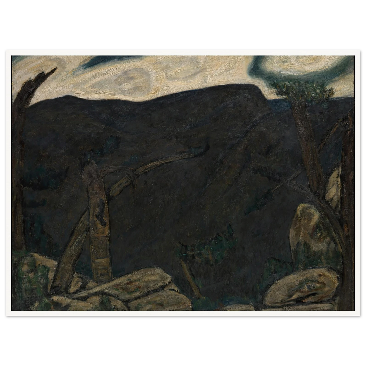 The Dark Mountain, No. 2 (1909) Art Print | Marsden Hartley-Quipham Collections