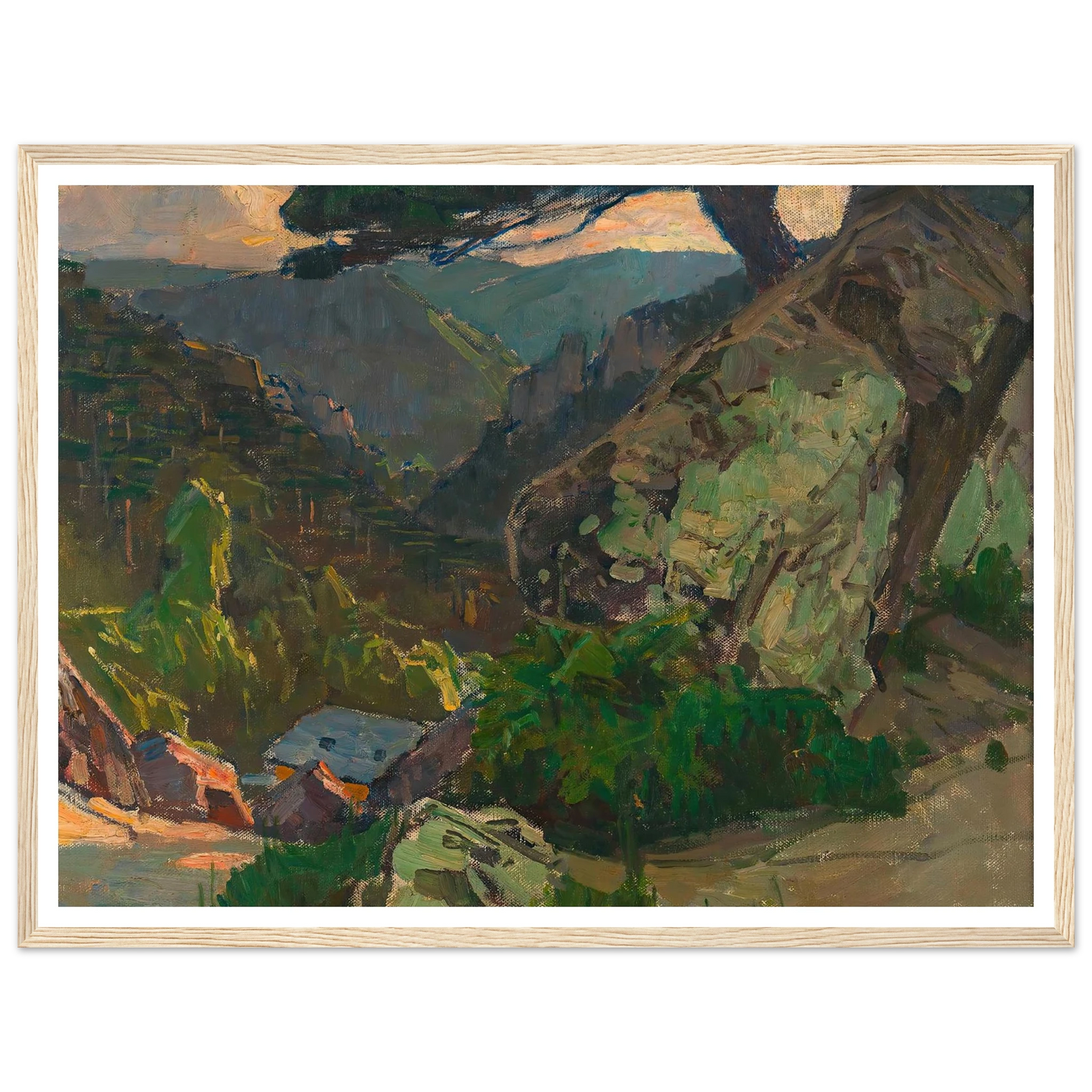 Blick in die Klausen bei Mödling (1942) Art Print | Carl Moll-Quipham Collections