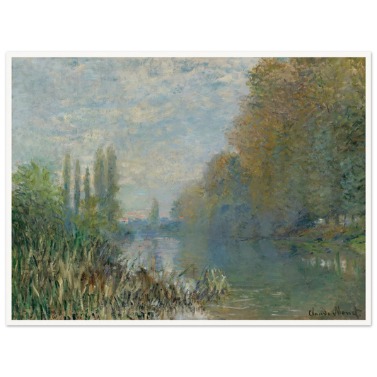 Bords De La Seine En Automne (1876) Art Print | Claude Monet-Quipham Collections