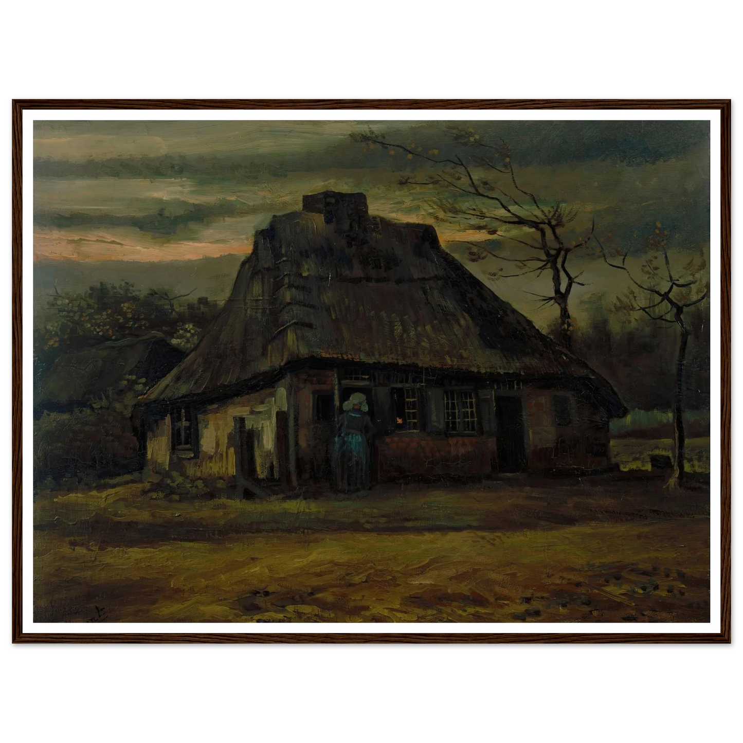 The cottage (1885) Art Print | Vincent van Gogh-Quipham Collections