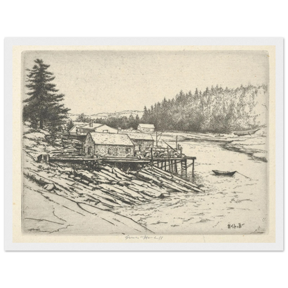Carrying Place (1923) Art Print | Ernest Haskell-Quipham Collections