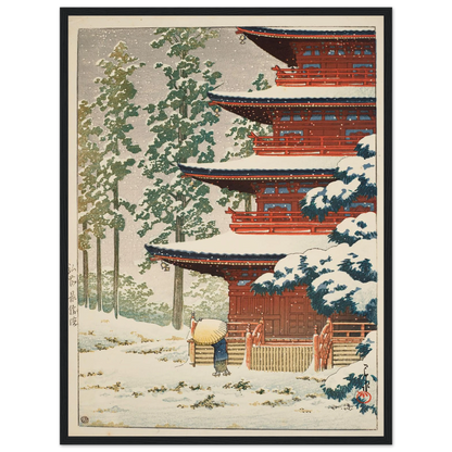 Saisho-in Temple, Hirosaki (1936) Art Print | Kawase Hasui-Quipham Collections