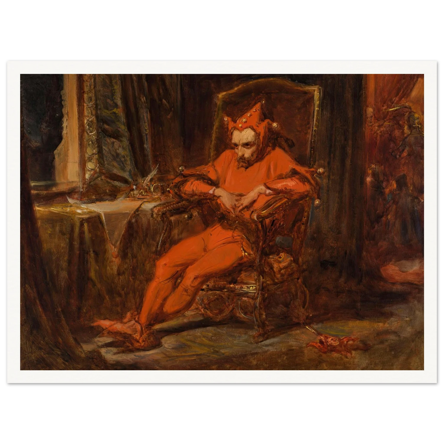 Sketch for “Stańczyk” (1861) Art Print | Jan Matejko-Quipham Collections