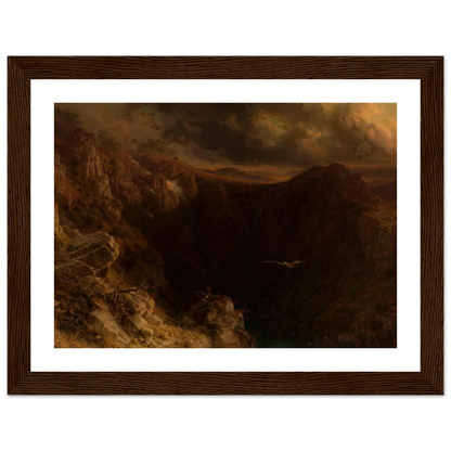 Evening in the mountains (1843) Art Print | August Behrendsen-Quipham Collections