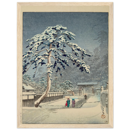 Ikegami Honmonji (Honmon Temple, Ikegami) (1931) Art Print | Kawase Hasui-Quipham Collections