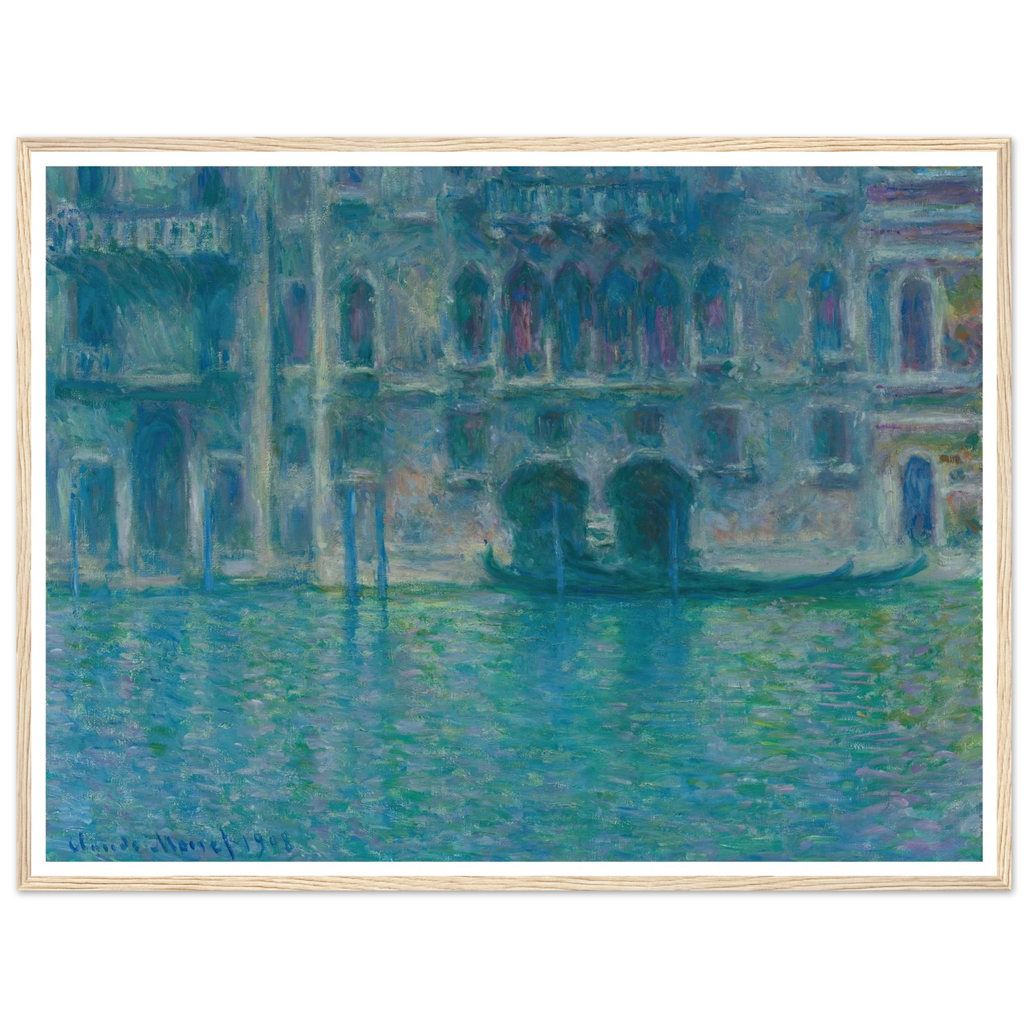 Palazzo da Mula, Venice (1908) Art Print | Claude Monet-Quipham Collections