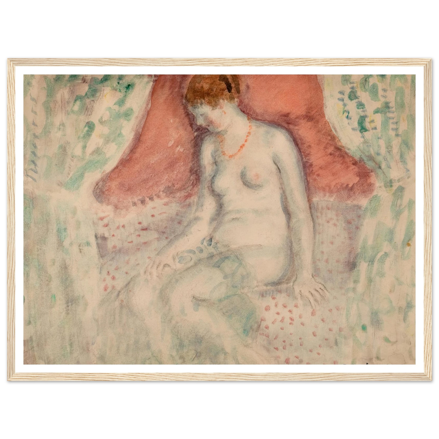 Nude (1920) Art Print | Frederick Carl Frieseke-Quipham Collections