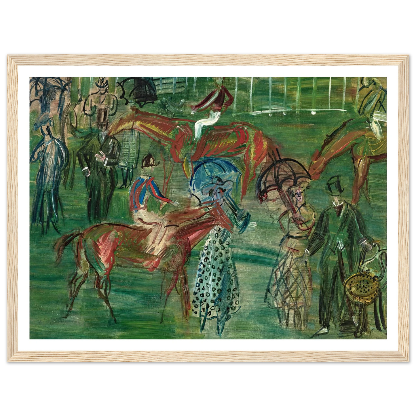 La pelouse (circa 1950) Art Print | Raoul Dufy-Quipham Collections