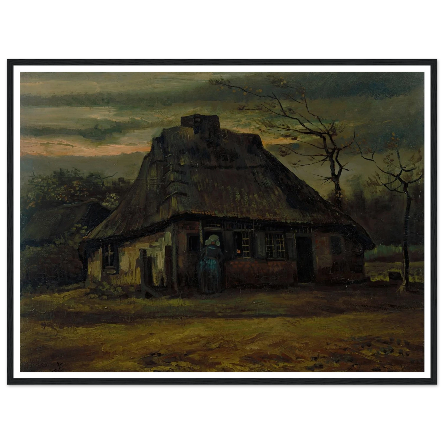 The cottage (1885) Art Print | Vincent van Gogh-Quipham Collections