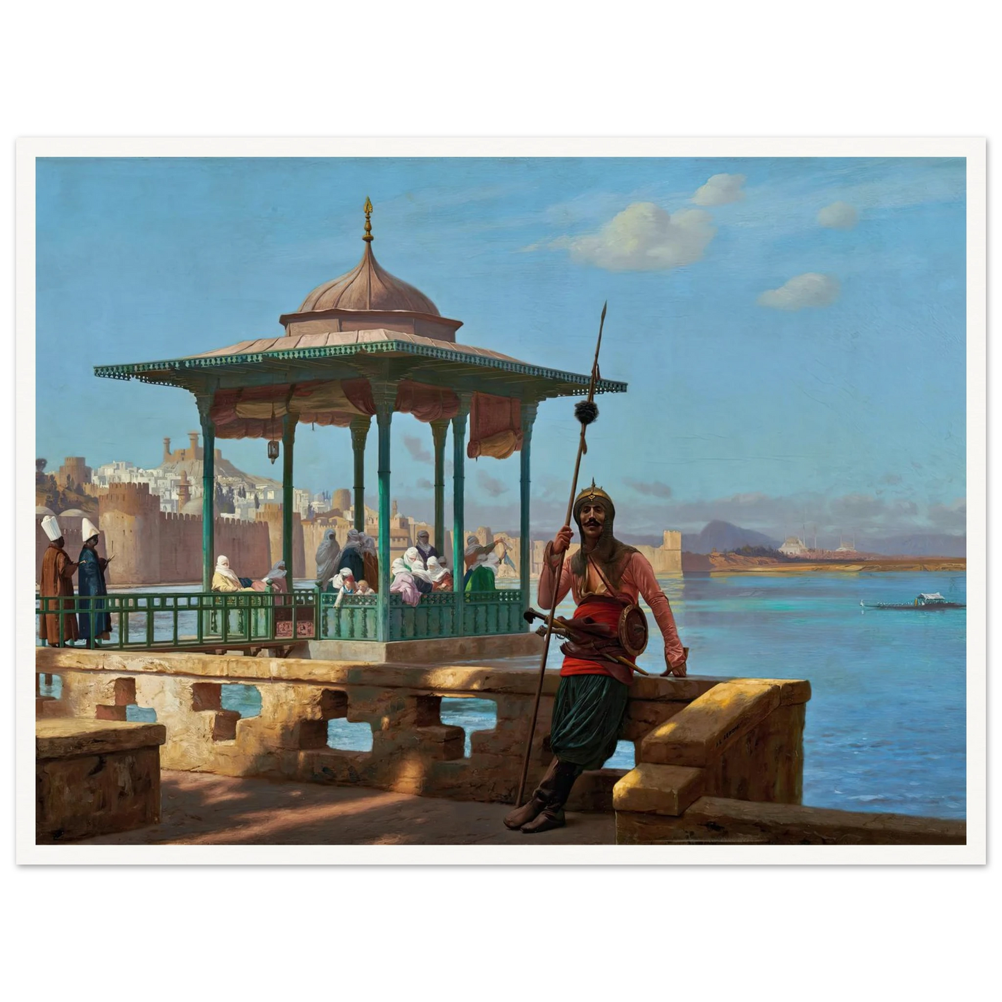 The Harem In The Kiosk Art Print | Jean Leon Gerome-Quipham Collections