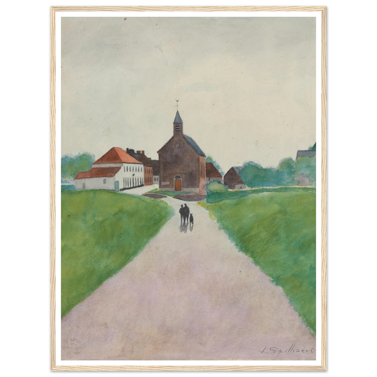Au temps que Nanette était perdue pl. 4 (1931) Art Print | Leon Spilliaert-Quipham Collections