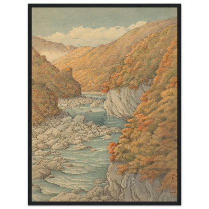 Autumn landscape Art Print | Kawase Hasui-Quipham Collections