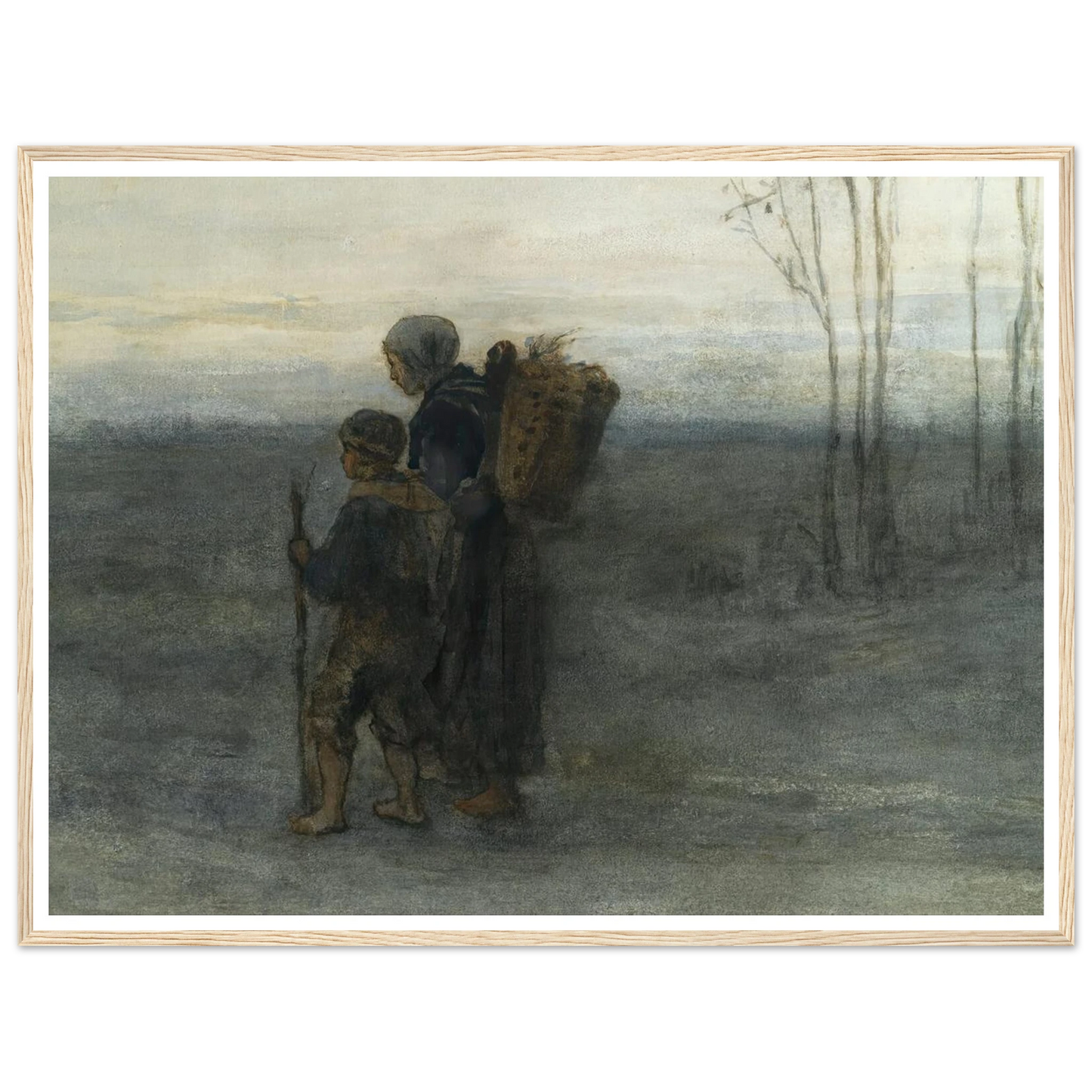 Homeward bound Art Print | Jozef Israels-Quipham Collections