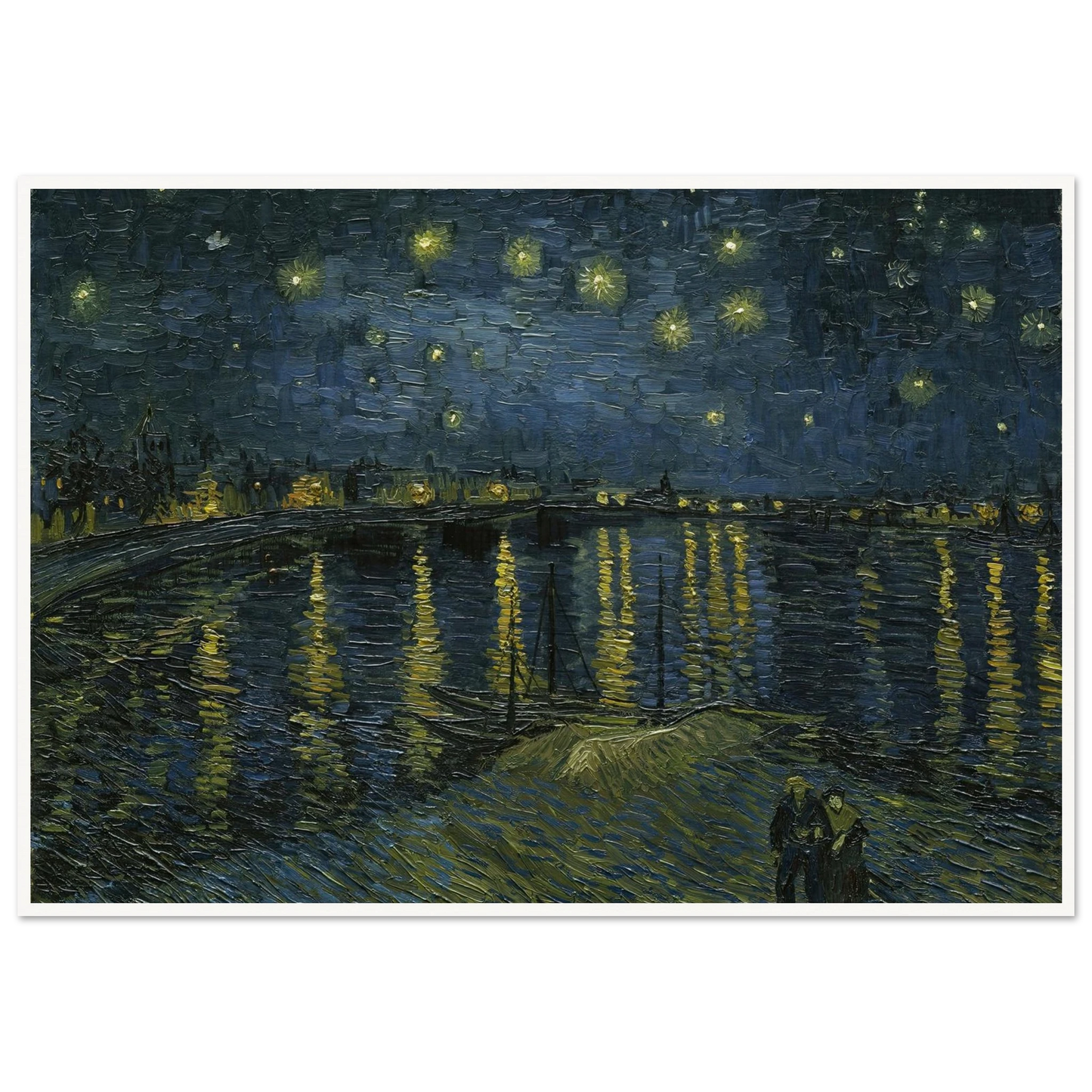 Starry Night Art Print | Vincent van Gogh-Quipham Collections