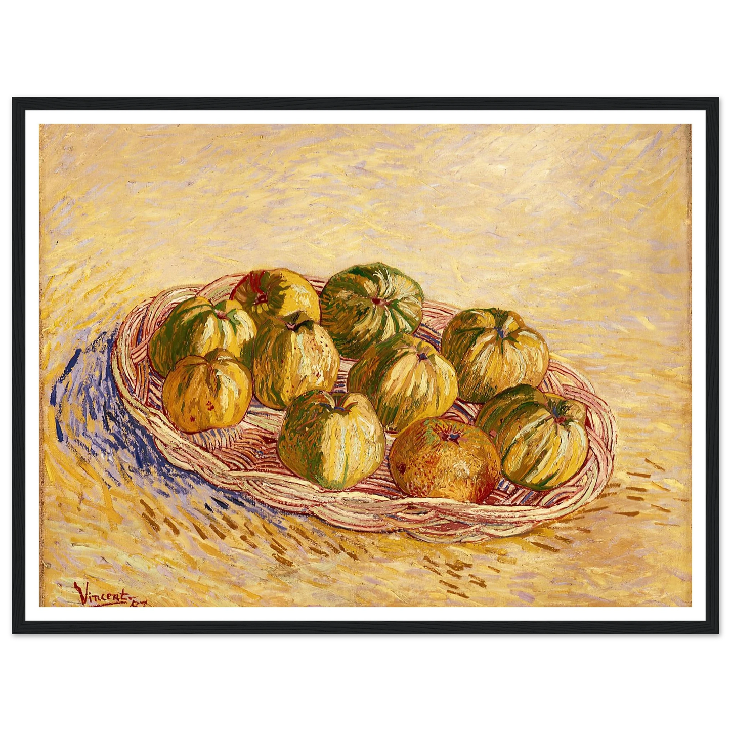 Still Life, Basket of Apples (1887) Art Print | Vincent van Gogh-Quipham Collections