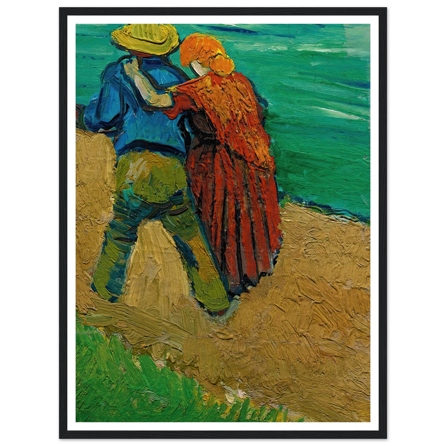 Eglogue En Provence – Un Couple D’amoureux (1888) Art Print | Vincent van Gogh-Quipham Collections