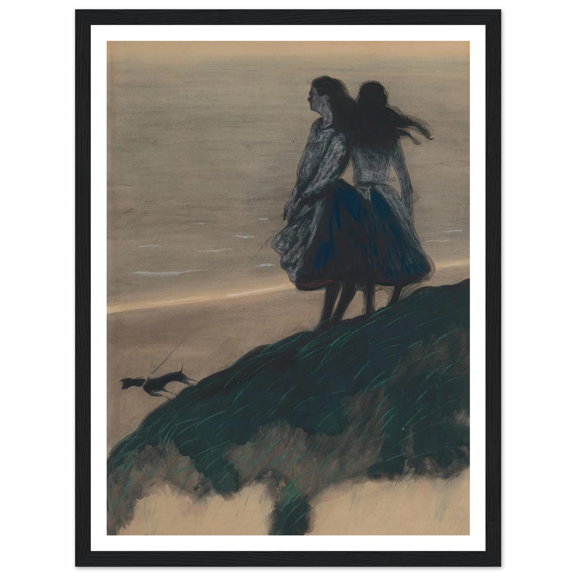 Girls on a Dune Art Print | Leon Spilliaert-Quipham Collections