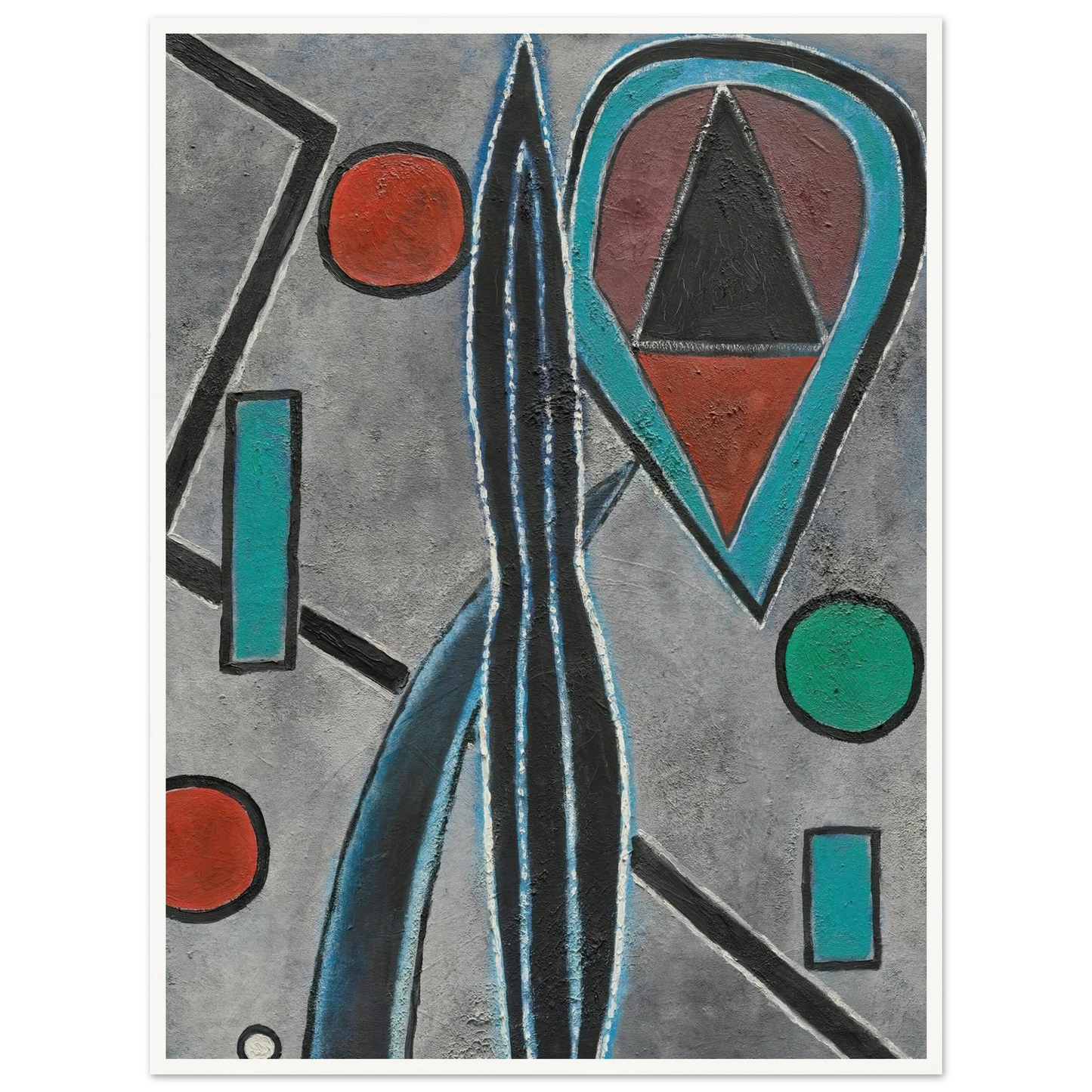 Maintenant et autrefois (1946) Art Print | Francis Picabia-Quipham Collections