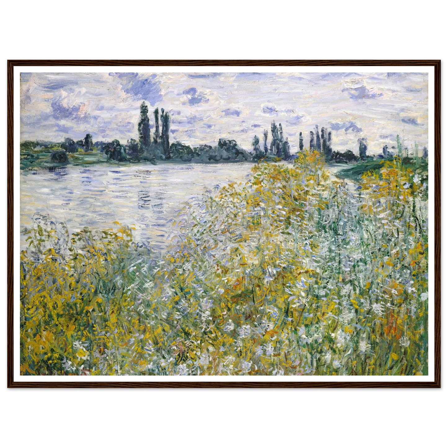 Île aux Fleurs near Vétheuil (1880) Art Print | Claude Monet-Quipham Collections