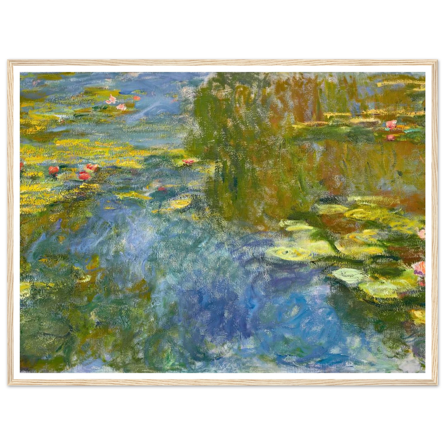 Le bassin aux nymphéas (circa 1917-1919) Art Print | Claude Monet-Quipham Collections